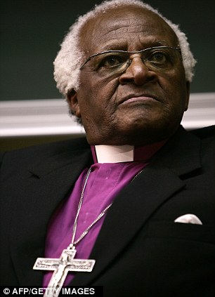 Archbishop Desmond Tuttu: He claims Blair and Bush lied about weapons of mass destruction